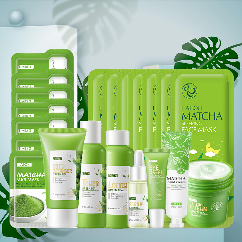 ชุดผลิตภัณฑ์ดูแลผิวชาเขียว เคร - Skincare Exfoliating บทวิจารณ์และราคา