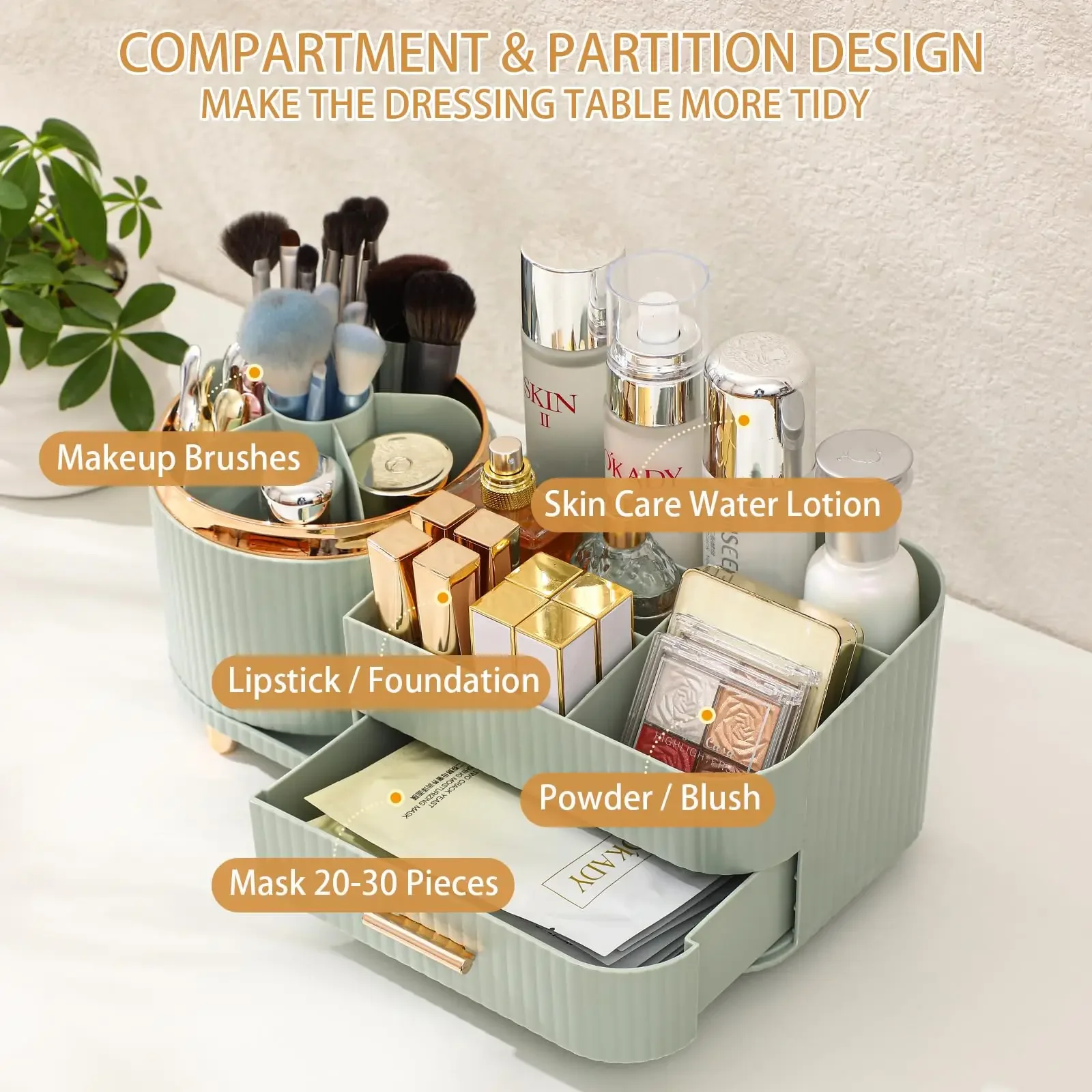 ที่ใส่แปรงแต่งหน้า ความจุขนาดใ - Skincare B Erl บทวิจารณ์และราคา