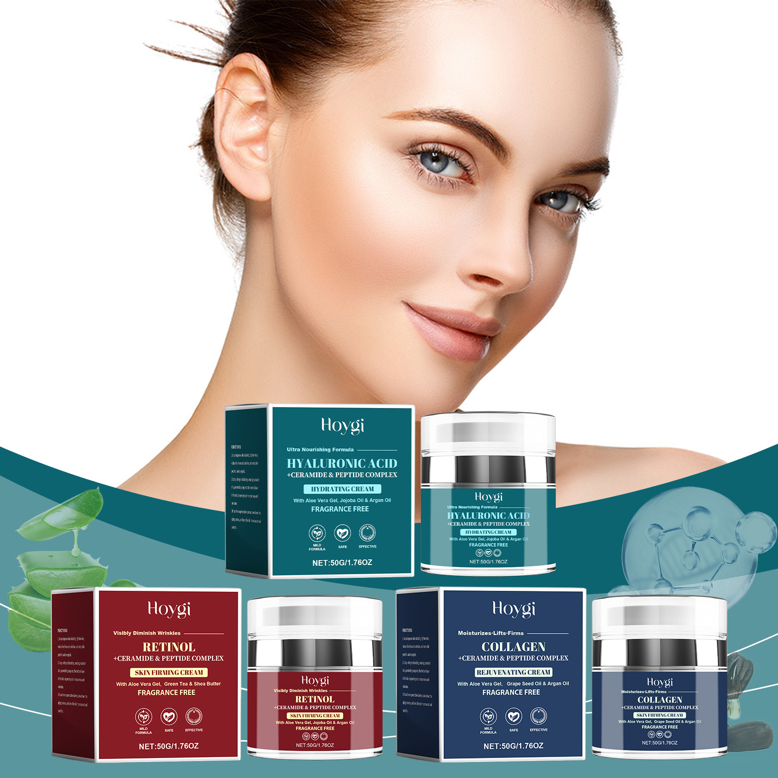 ครีมบำรุงผิวหน้า Hoygi ให้ความ - Ceramide Moisturizer บทวิจารณ์และราคา