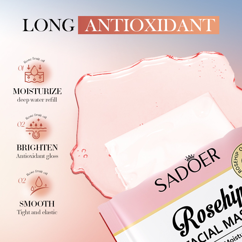 5/10 ชิ้น SADOER มาส์กหน้าโรสฮ - Face Oil Rosehip บทวิจารณ์และราคา