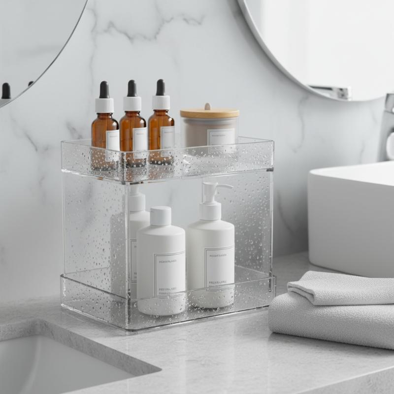 ชั้นวางเครื่องสำอางสองชั้น ชั้ - Skincare B Erl บทวิจารณ์และราคา