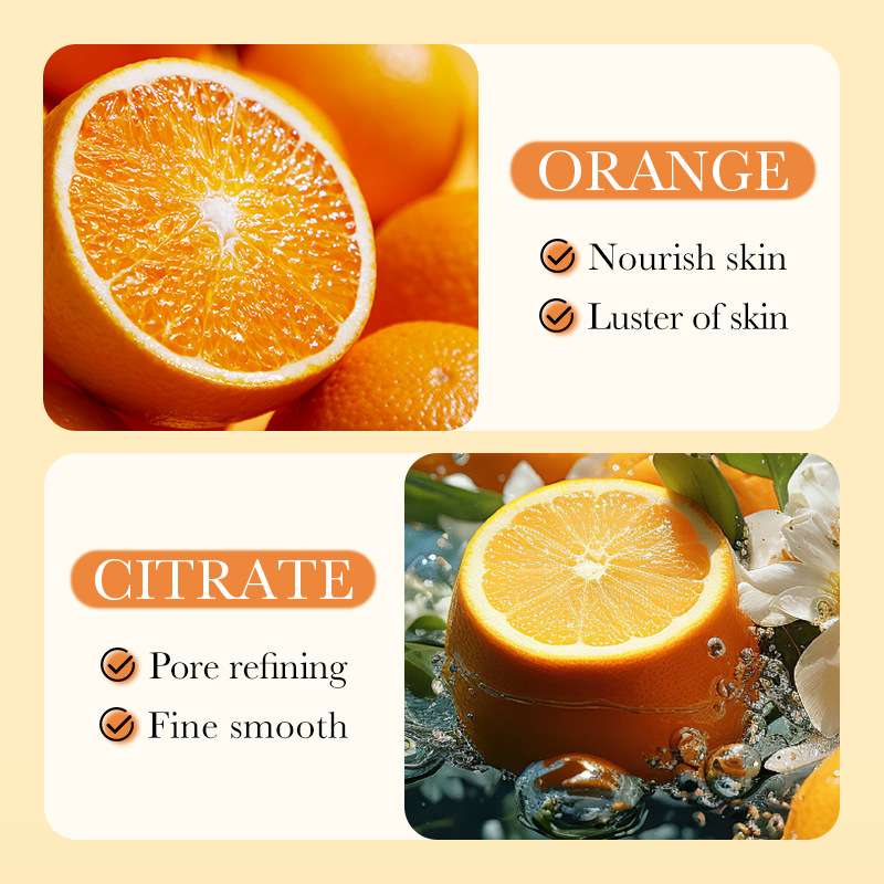 เจลอาบน้ำสครับผิวกายกลิ่นส้ม 3 - Skincare Ingredients บทวิจารณ์และราคา