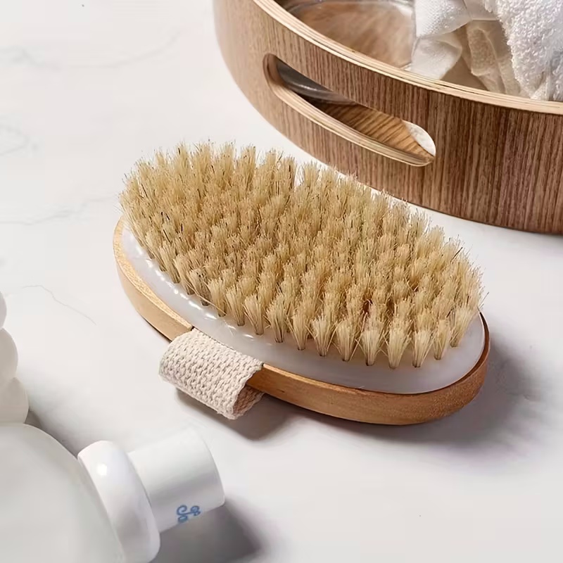 แปรงขัดตัวขนแปรงไม้ธรรมชาติ สำ - Skincare B Erl บทวิจารณ์และราคา