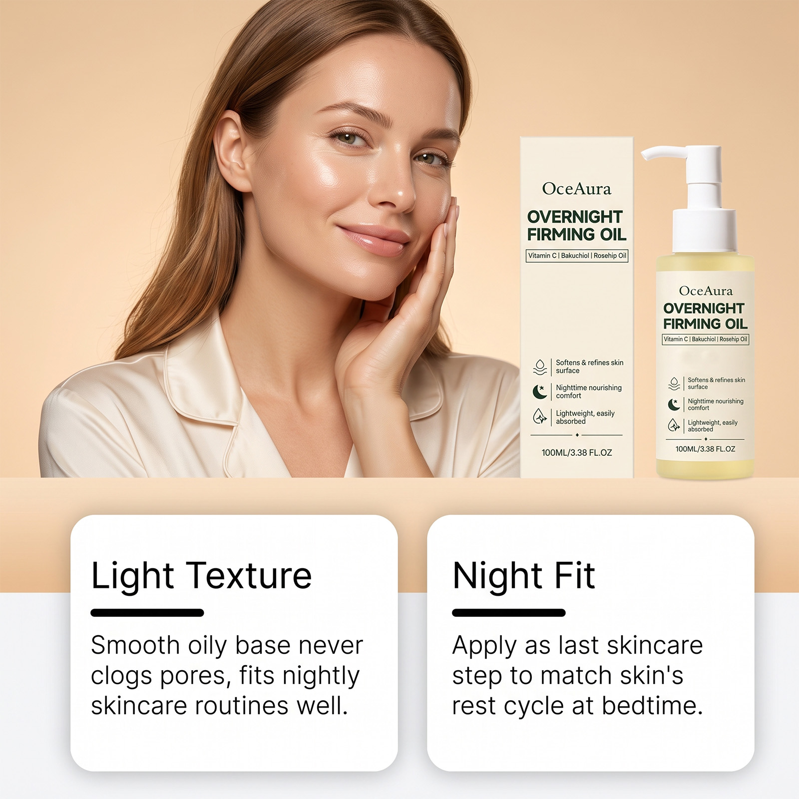 เซรั่มบำรุงผิวหน้าสูตรเข้มข้นส - Face Oil Rosehip บทวิจารณ์และราคา
